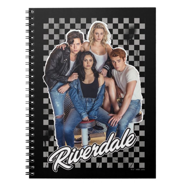 Retro Riverdale Group Graphic Notebook (Front)