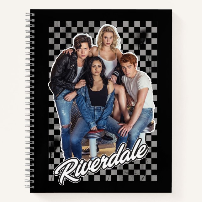 Retro Riverdale Group Graphic Notebook (Front)