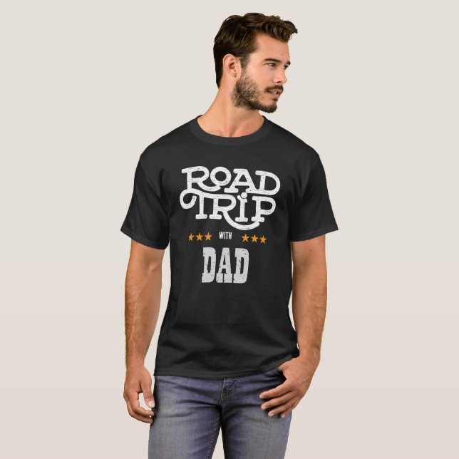 Retro Road Trip with Dad T-Shirt (Front Full)