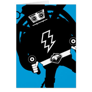 Rétro robot de géant de la science-fiction