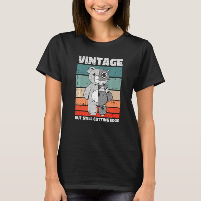 Retro Robotics  Ai Artificial Intelligence Vintage T-Shirt (Front)