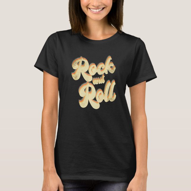 Retro Rock and Roll   T-Shirt (Front)