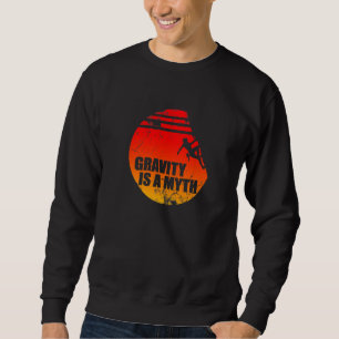 Retro Rock Climbing Mountaineer Vintage Climber Sweatshirt