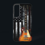 Retro Rock N Roll American Flag Guitar Samsung Galaxy Case<br><div class="desc">Rock your Liberty with Pride!!</div>