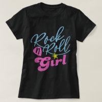 Retro Rock n Roll Girl Graphic