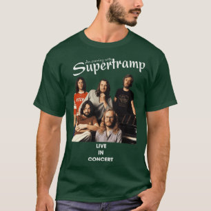 Retro Rock Supertramp Live In Concert funny girl T-Shirt