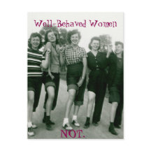 Retro/Rockabilly women postcard