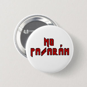 Retro Rocker - No Pasaran 2 Inch Round Button