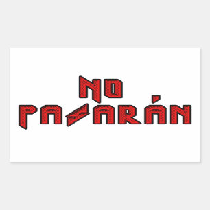 Retro Rocker - No Pasaran Sticker