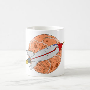 Retro Rocket 2026 Coffee Mug
