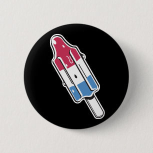 retro rocket ice pop 2 inch round button