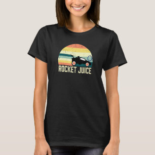 Retro Rocket Juice Soccer Vintage Badge Graphic T-Shirt