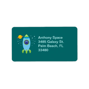 Retro Rocket Label