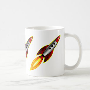 Retro Rockets - II Coffee Mug