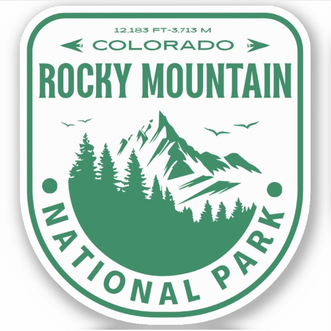 Retro Rocky Mountain National Park Colorado hiking (Front)