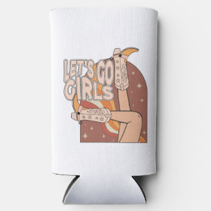 Retro Rodeo Bachelorette Party  Seltzer Can Cooler