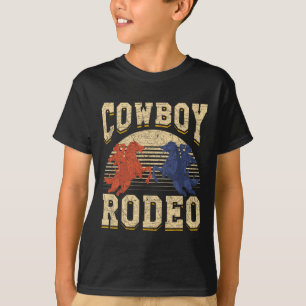 Retro Rodeo Texas Western Equestrian Horseback Rid T-Shirt