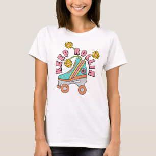 Retro Roller-Skates - 70's-80's Vintage T-Shirt