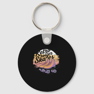 Retro Roller Skates - 80s Vibes Sticker7 Keychain