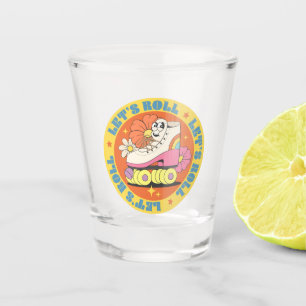 Retro Roller Skating Shot Glass