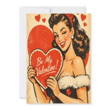 Retro Romance 1940s Vintage Valentine’s Card