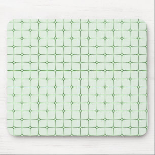 Retro Romance Mousepad, Green Mouse Pad
