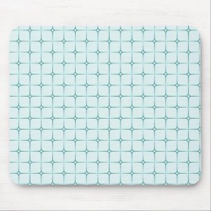 Retro Romance Mousepad, Turquoise Mouse Pad