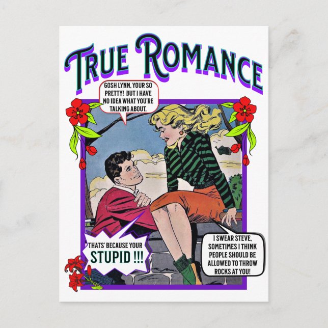 Retro Romance - True Romance - Carte Postale (Devant)