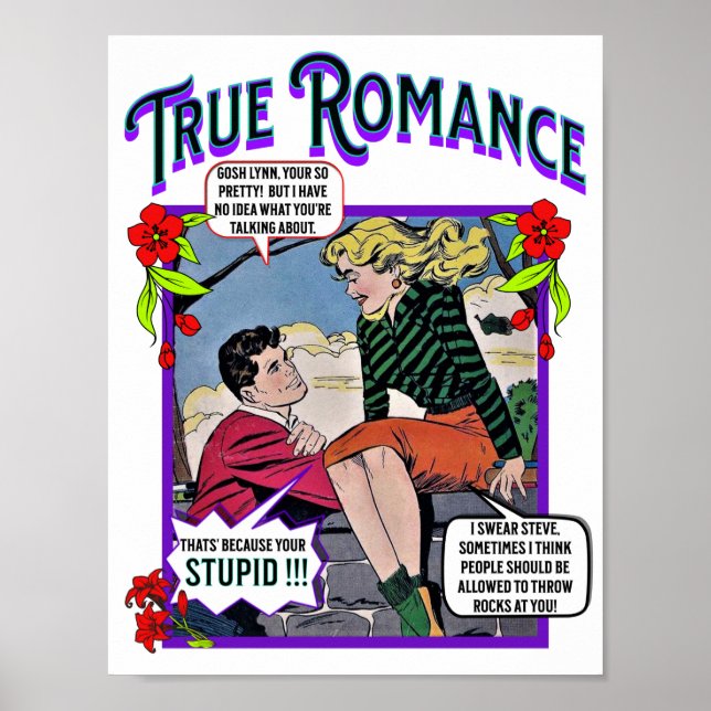Retro Romance - True Romance - Poster (Devant)