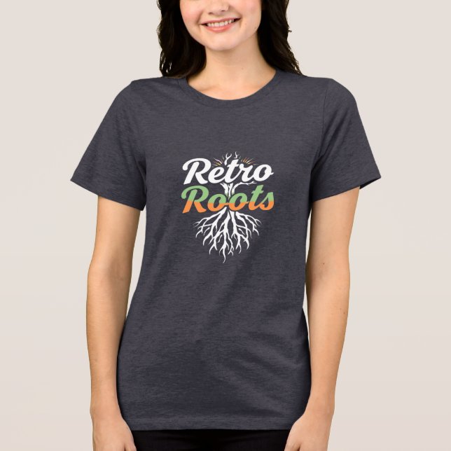 Retro Roots Tri-Blend Shirt (Front)