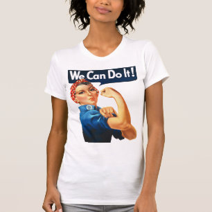 Rétro Rosie des femmes le T-shirt de rivoir
