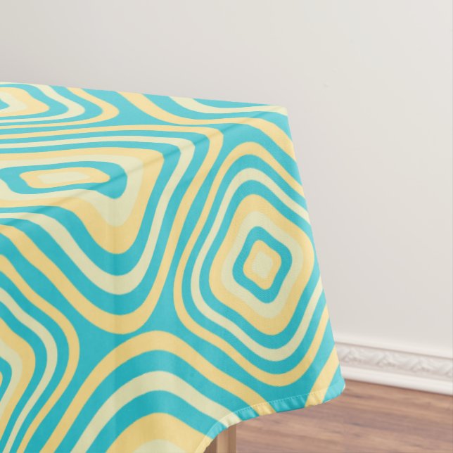 Retro Rounded Tablecloth (In Situ)