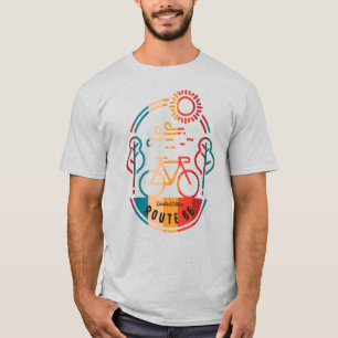 Retro Route 66 Bike Trail T-Shirt