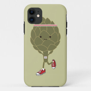 Retro Running Artichoke iPhone 11 Case