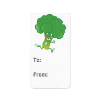 Retro Running Broccoli