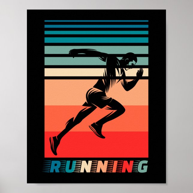 Retro – Running Poster (Front)