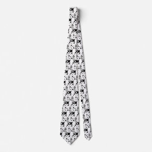 Retro Runway Model, Vintage Art Deco Fashion Tie