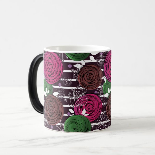 Retro, rustic, folk magic mug (Front Left)