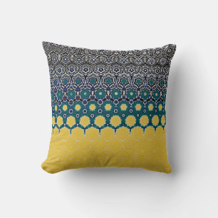 Retro Rustic  Throw Pillow