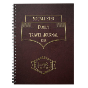 Retro RV Motorhome Travel Journal