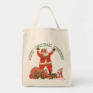 Rétro sac de Noël de Père Noël