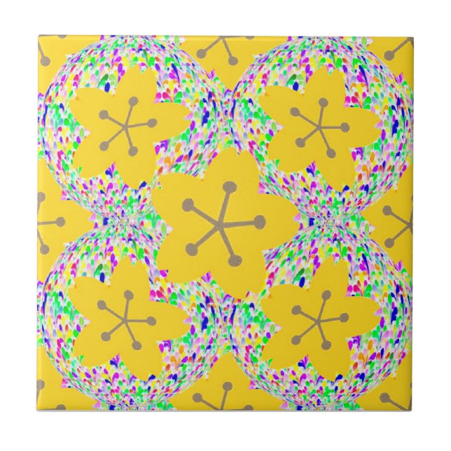 Retro Sakura Tile (Front)
