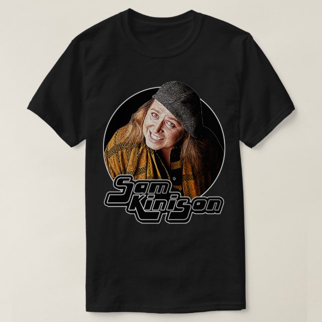 Retro Sam Kinison Smile Tribute T-Shirt (Design Front)