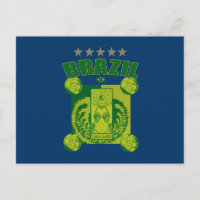 Retro Samba futebol faded artwork gifts