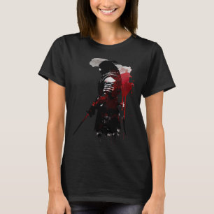 Retro Samurai Warrior Sword Japanese Ninja 8 T-Shirt