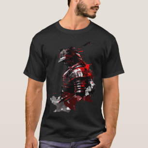 Retro Samurai Warrior Sword Japanese Ninja T-Shirt