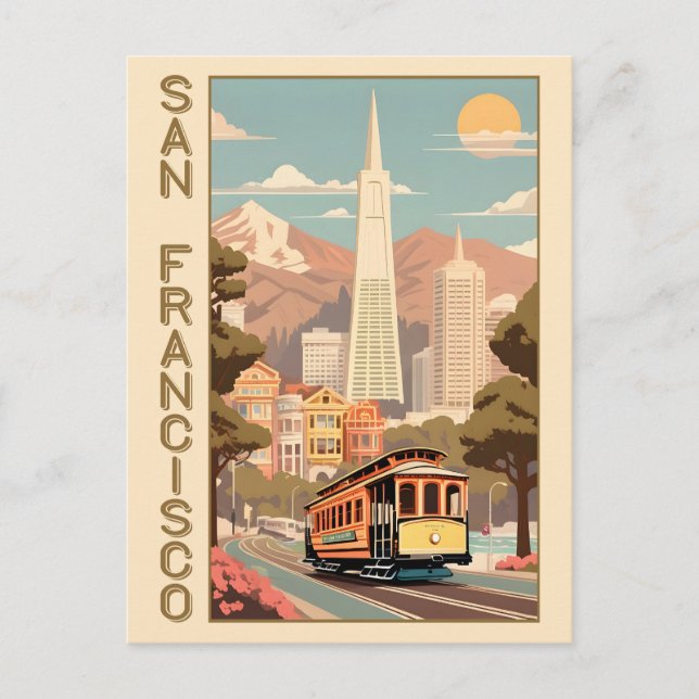 Retro San Francisco Postcard (Front)