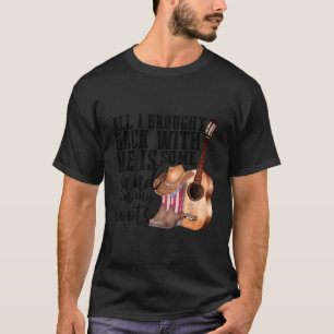 Retro Sand In My Boots Western Cowgirl Cowboy Boot T-Shirt