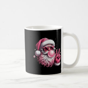 Retro Santa Blowing Bubble Gum Christmas Vintage S Coffee Mug