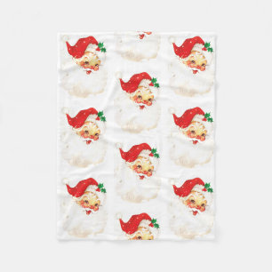 Retro Santa Christmas Holidays Blanket